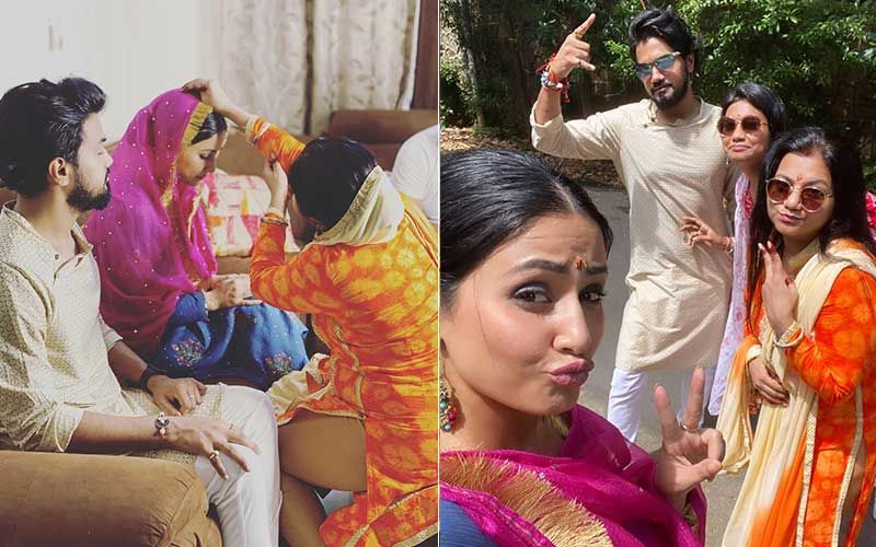 Raksha Bandhan 2020: Hina Khan Spends Her Day With Beau Rocky Jaiswal's Family; Glams Up To Enjoy The Special Occasion