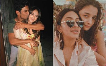 Sushant Singh Rajput’s Throwback Pic Planting A Kiss On Alia Bhatt’s BFF Akansha Ranjan Kapoor’s Cheek Goes Viral