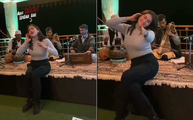 Sara Ali Khan Croons To ‘Dama Dam Mast Qalandar’ In Kashmir; Delivers Quite A Performance With Trained Sufi Singers- WATCH Video