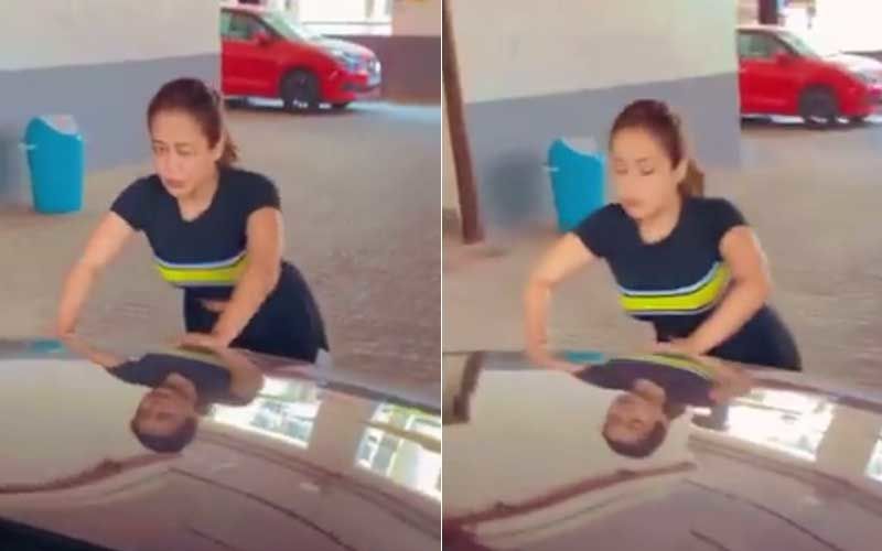 Neha Kakkar Performs Push-Ups Against Her Mercedes; Singer Says ‘Time To Lose Those Kilos That I’ve Put On During Lockdown’