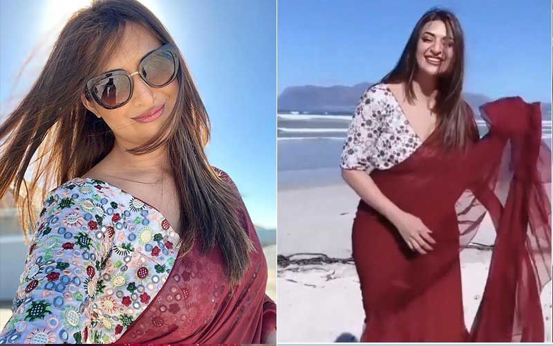 Khatron Ke Khiladi’s Divyanka Tripathi Dances To Shah Rukh Khan’s ‘Suraj Hua Madham’; Actress Grooves In A Beautiful Maroon Saree-WATCH