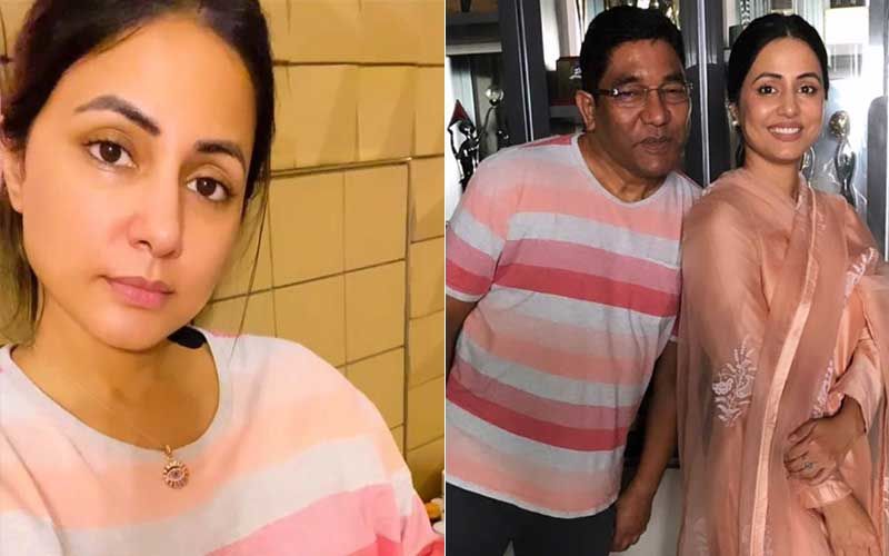 Hina Khan Dresses Up In Her Late Father’s T-Shirt During Her Recent Live Session; Expresses How Much She Misses Him, Calls Herself ‘Baba Ki Raani’