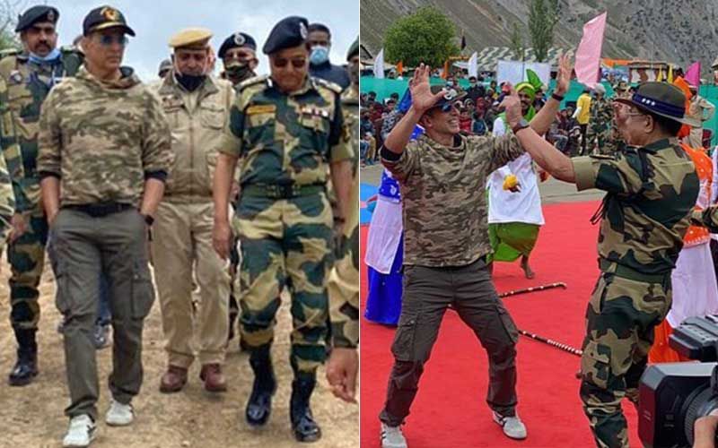 Akshay Kumar Says ‘Coming Here Is Always A Humbling Experience’ As He Spends A Memorable Day With The BSF Bravehearts; Actor Does Some Bhangra With The Real Heroes