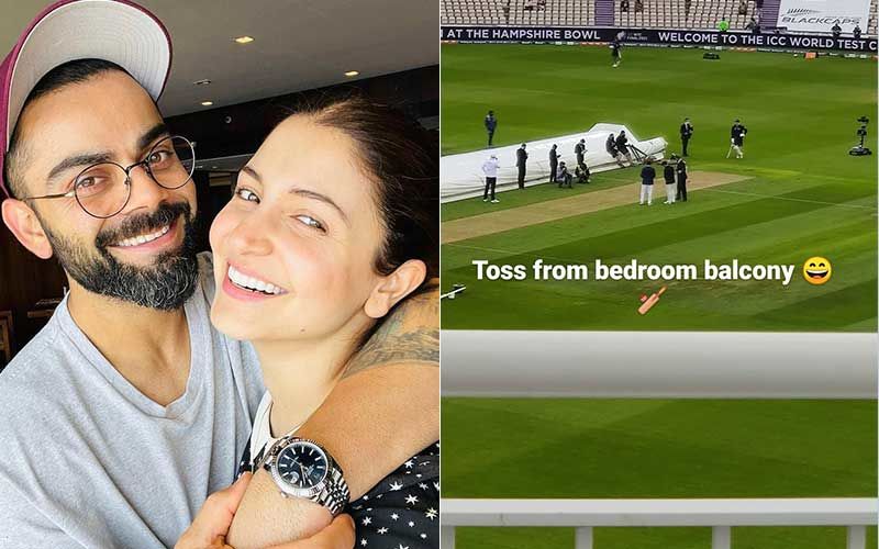 Anushka Sharma Watches WTC Final From Hotel Balcony; Actress Makes Fans Jealous With A Sneak-Peek Pic Of Virat Kohli On The Pitch During Match Toss