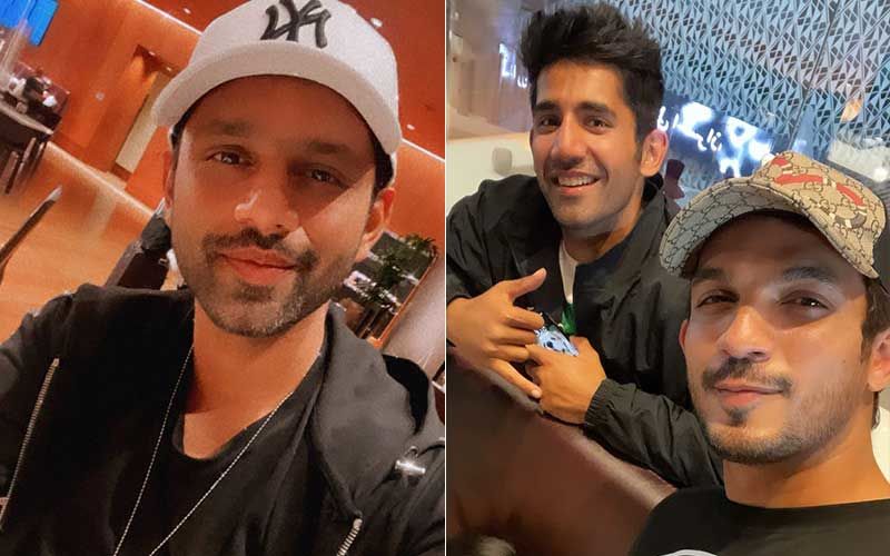 Khatron Ke Khiladi 11: Rahul Vaidya, Arjun Bijlani And Others Clicked At Mumbai Airport As They Return From Cape Town; Divya Agarwal Surprises Varun Sood With A Warm Welcome