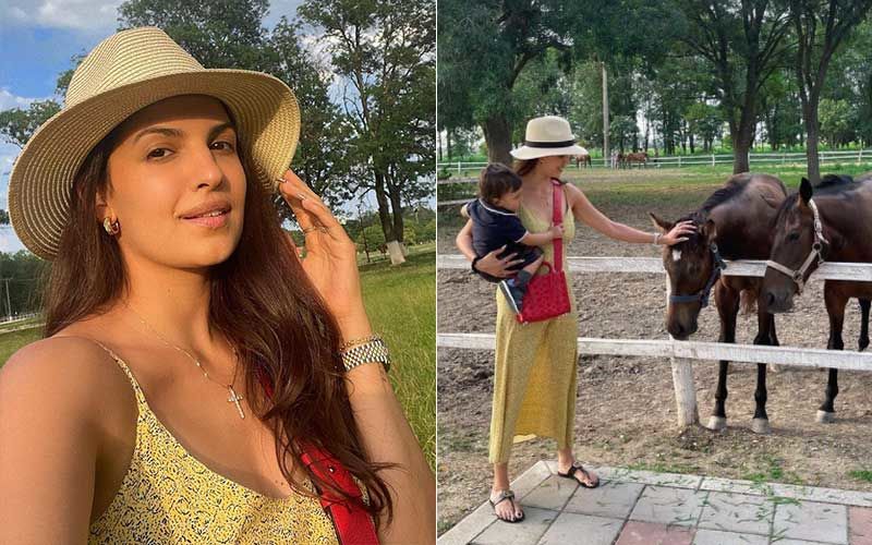 Natasa Stankovic Shares Adorable Pics As She And Son Agastya Spend Time With Family; Gives Sneak-Peek Of Her Trip To A Horse Ranch