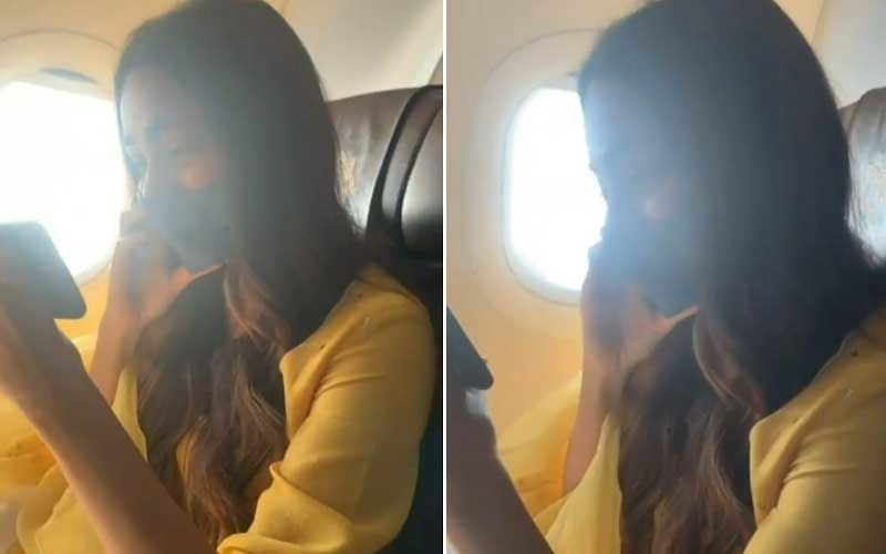 Kiara Advani Breaks Into Tears While Watching Shershaah's Funeral Scene; Video Of Actress From A Flight Goes Viral