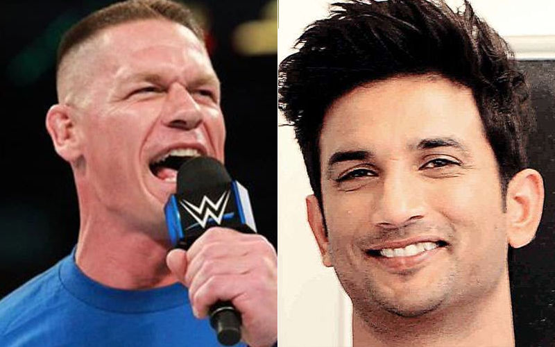 WWE Star John Cena Shares A Picture OF Sushant Singh Rajput Without A Caption; Fans Wonder Why?