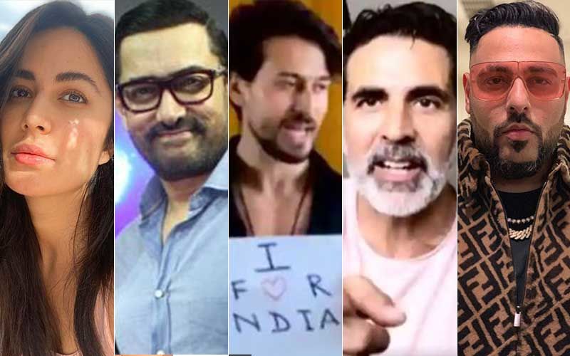 I For India: Katrina Kaif, Aamir Khan, Tiger Shroff, Akshay Kumar, Badshah Sing, Dole Messages; Raise Rs 1.5 Cr