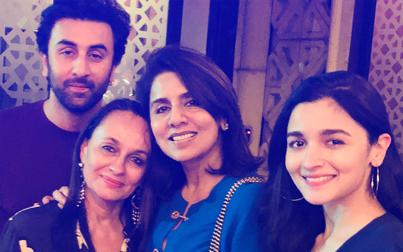 Ranbir Kapoor Brings In 36th Birthday With His Special Ladies - Alia Bhatt, Neetu Kapoor And Soni Razdan, View Pic