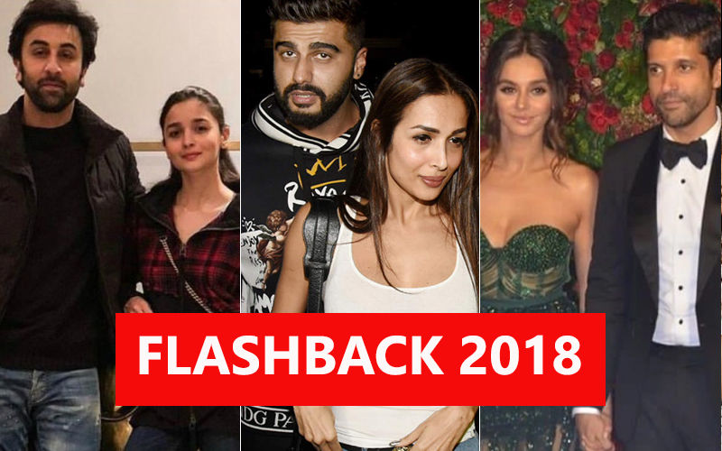 Love Affairs Of 2018: Ranbir Kapoor-Alia Bhatt, Malaika Arora-Arjun Kapoor, Farhan Akhtar-Shibani Dandekar- Bollywood's New Sweethearts!