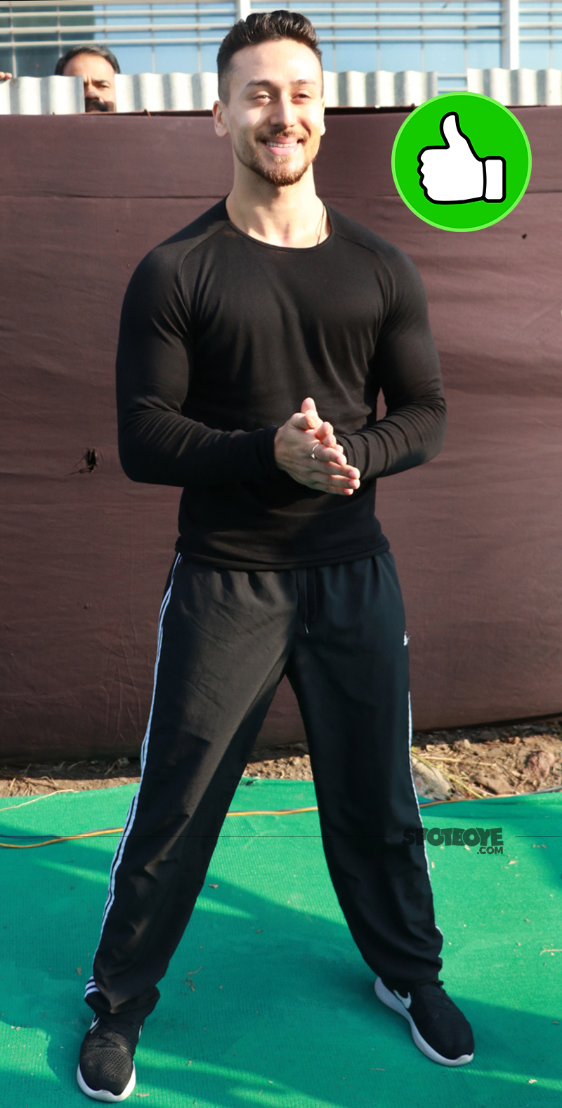 tiger shroff at petathon celebration