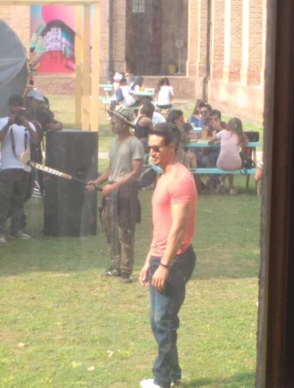 tiger shroff looks dapper in red tiger shroff looks dapper in red