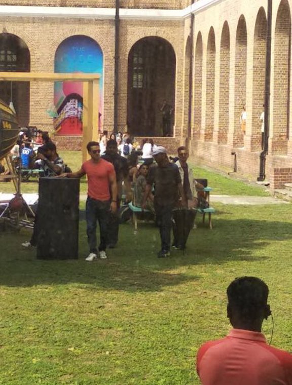 tiger shroff shoots for a song sequence tiger shroff shoots for a song sequence