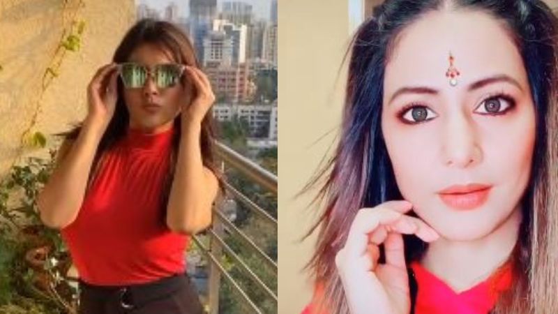 Shehnaaz Gill Oozes Swag While Hina Khan Is All Grace In Makeup Switch TikTok Face-off; Who's Winning This One?