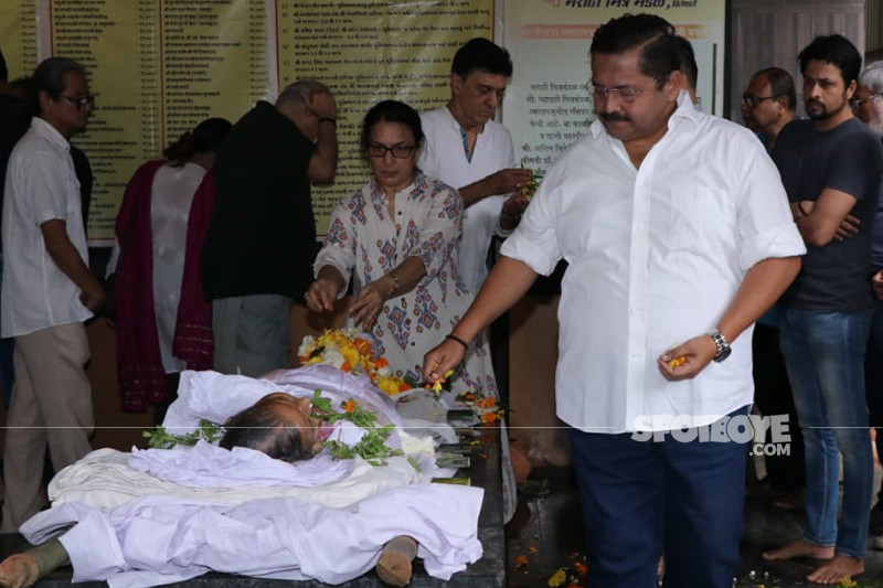 tiku talsania at the funeral