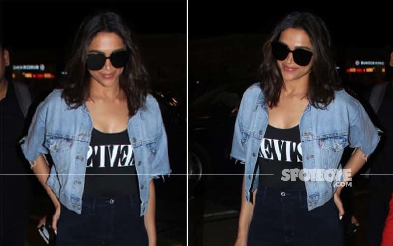 Deepika Padukone Puts Enviable Curves On Display; Looks Mint Fresh Exiting The Airport At 3AM