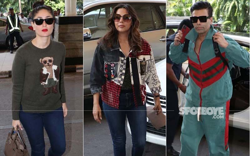 Airport Diaries: Kareena Kapoor, Karan Johar, Gauri Khan, Neha Dhupia, Rahul Khanna And Others Make A Fashion Splash