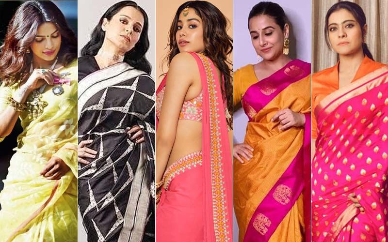 National Handloom Day 2020: Priyanka Chopra, Kangana Ranaut, Janhvi Kapoor, Vidya Balan And Kajol's Most Stunning Shots In Indian Looms