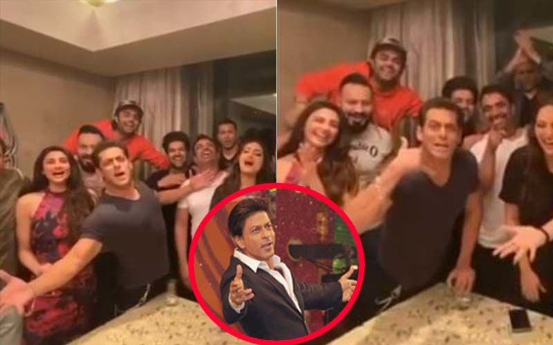 Salman Khan Recreates Shah Rukh Khan’s Iconic Pose To Wish Him On His Birthday; Says ‘Phone To Utha Leta Mera’