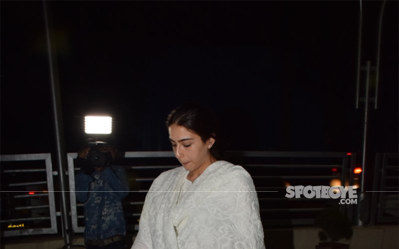 Sara Ali Khan’s Movie Night: Simmba Actress Looks Ethereal In A White Suit