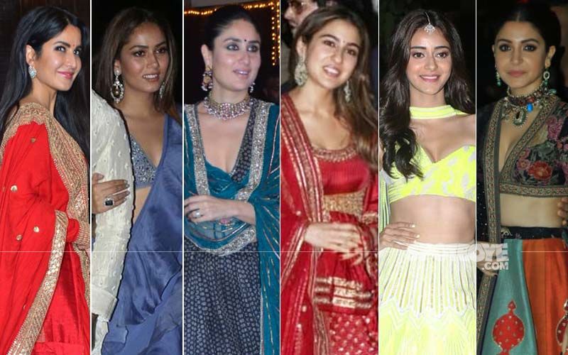 BEST DRESSED & WORST DRESSED At Amitabh Bachchan's Diwali Bash: Katrina Kaif, Mira Rajput, Kareena Kapoor Khan, Sara Ali Khan, Ananya Panday Or Anushka Sharma?