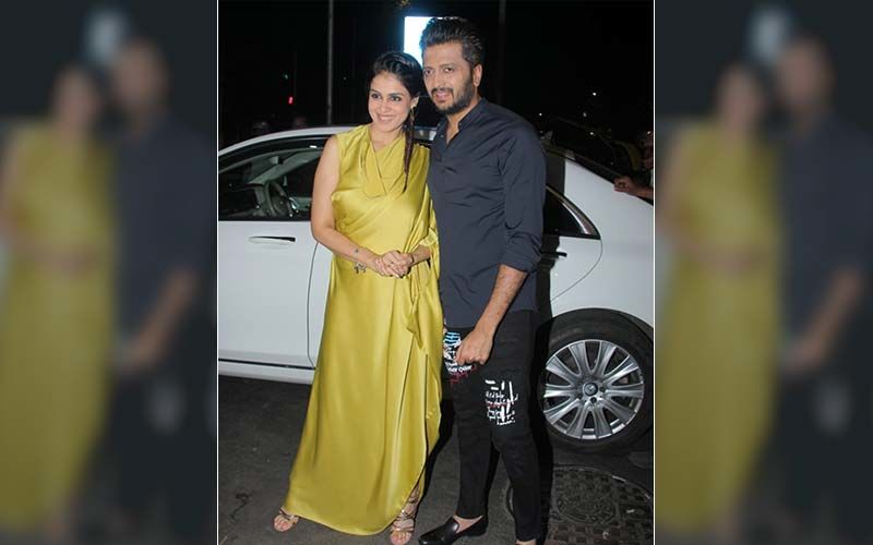 Riteish Deshmukh-Genelia D’Souza Make For A Picture Perfect Couple At Marjaavaan Success Bash