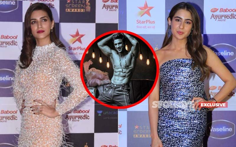 STAR Screen Awards 2019: No Awkwardness! Sushant Singh Rajput's Exes, Kriti Sanon And Sara Ali Khan Groove Together On Hrithik Roshan's Ghungroo- EXCLUSIVE