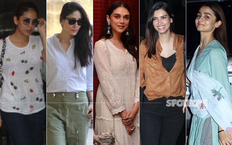 STUNNER OR BUMMER: Mira Rajput, Kareena Kapoor Khan, Aditi Rao Hydari, Diana Penty Or Alia Bhatt?