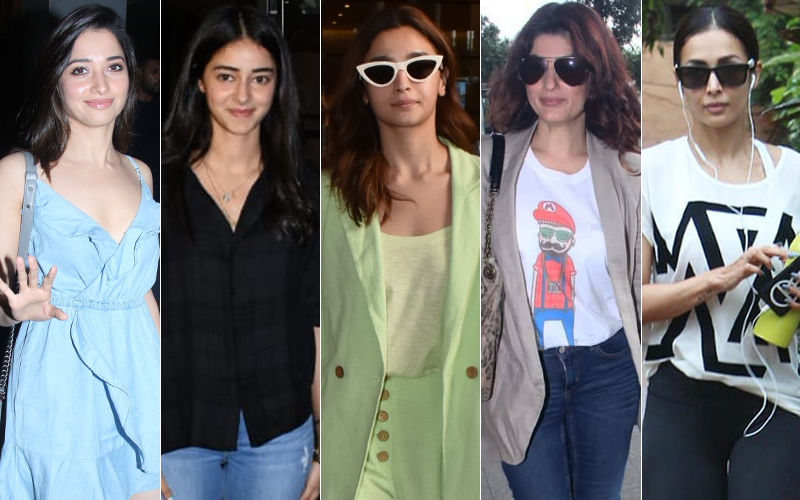 STUNNER OR BUMMER: Tamannaah Bhatia, Ananya Panday, Alia Bhatt, Twinkle Khanna Or Malaika Arora?