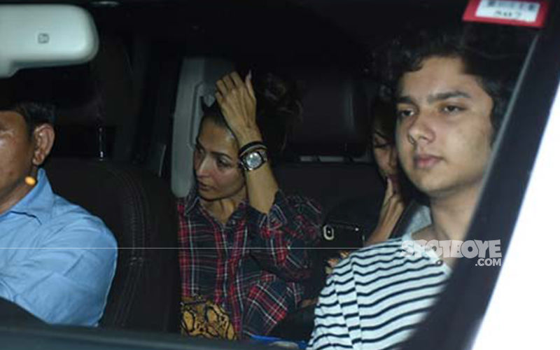 Malaika Arora Spotted Leaving Arbaaz Khan's Brother, Sohail's Residence With His Son Nirvaan
