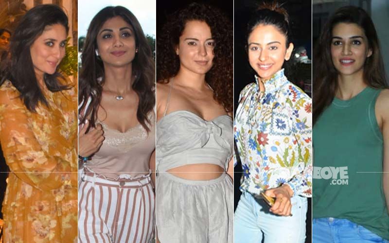 Anushka Sharma, Shilpa Shetty, Zareen Khan papped at Mumbai airport