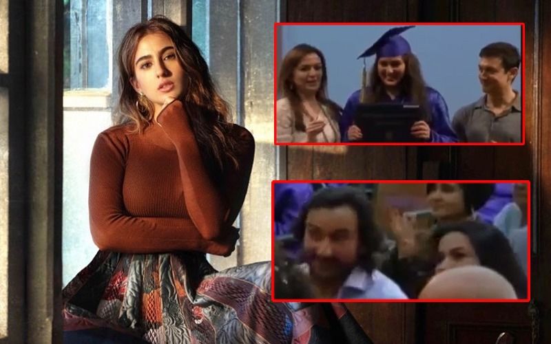 Sara Ali Khan's Throwback Graduation Day Video With Saif Ali Khan And Amrita Singh Cheering On Is Going Viral On The Internet