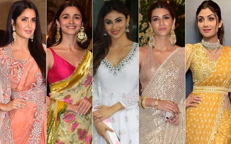 BEST DRESSED & WORST DRESSED At Ganesh Utsav 2019: Katrina Kaif, Alia Bhatt, Mouni Roy, Kriti Sanon Or Shilpa Shetty?