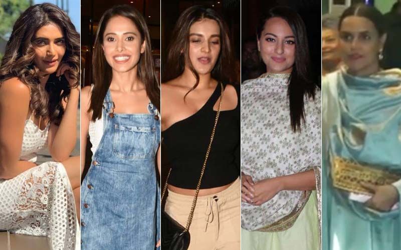 STUNNER OR BUMMER: Karishma Tanna, Nushrat Bharucha, Nidhhi Agerwal, Sonakshi Sinha Or Neha Dhupia?