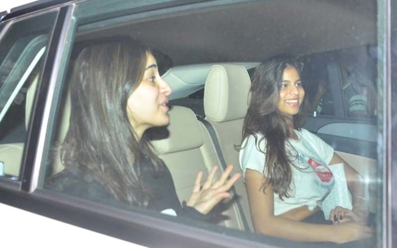 After Being Trolled For Nepotism Remarks, Ananya Panday Accompanies Suhana Khan To Bestie Shanaya Kapoor’s Residence