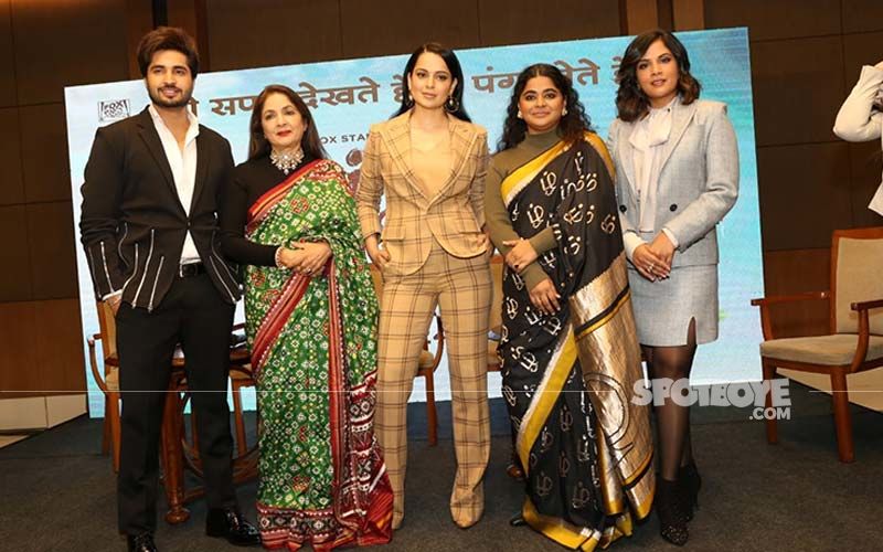 Panga In Delhi: Kangana Ranaut, Neena Gupta, Jassie Gill And Team Dress Up All Nice In The Capital