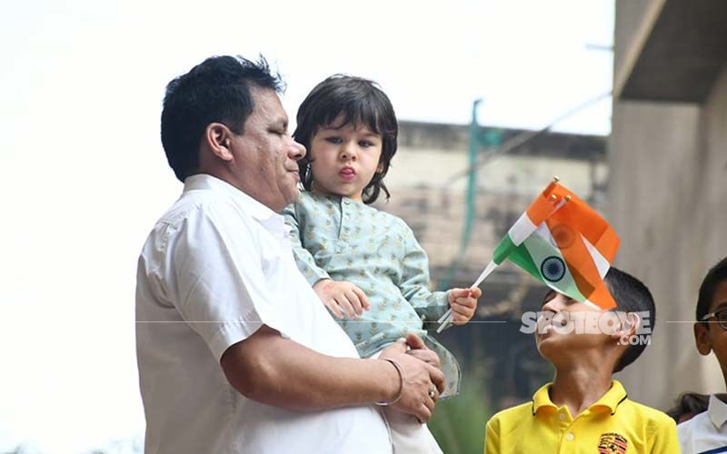 Republic Day 2020: Taimur Ali Khan Is A Proud Indian; Gets Snapped Waving The National Flag