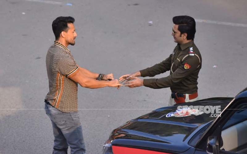 Papped- Tiger Shroff and Riteish Deshmukh filming for Baaghi 3 in Jaipur