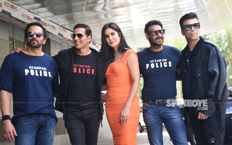 Sooryavanshi Trailer Launch: Rohit Shetty, Ajay Devgn, Katrina Kaif, Akshay Kumar, Karan Johar Make For A Dashing Entry