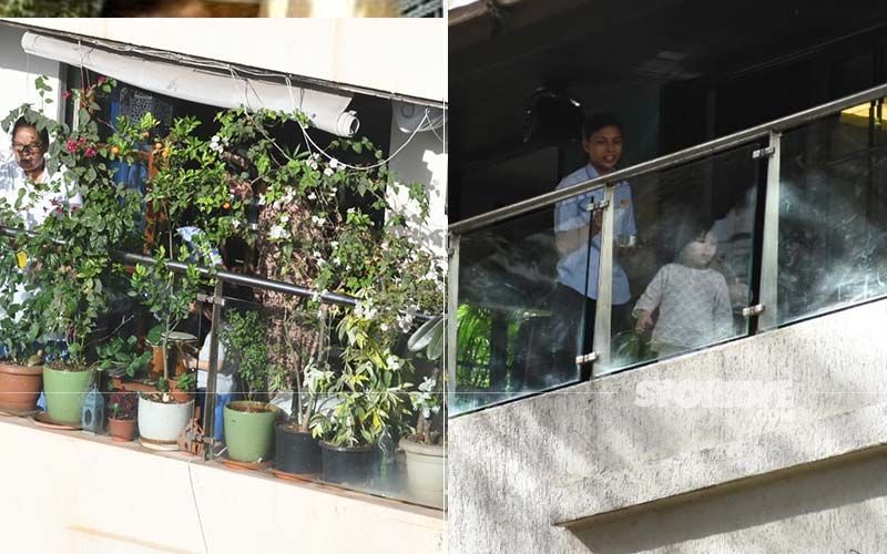 Janta Curfew: Kareena Kapoor Khan-Saif Ali Khan’s Little Munchkin Taimur Ali Khan Plays Drums In His Balcony-PICS