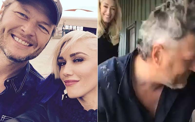 Blake Shelton Gets Jimmy Fallon’s Initials Shaved On His Head By GF Gwen Stefani, Ends Up With Joe Exotic’s Hairstyle Instead-WATCH