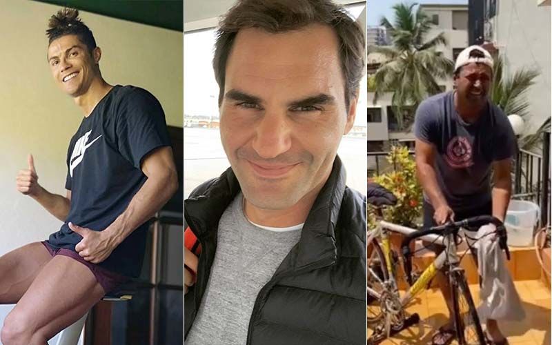 Here’s How Sports Stars Roger Federer, Leander Paes, Cristiano Ronaldo And Others Are Keeping Themselves Busy Amid Lockdown