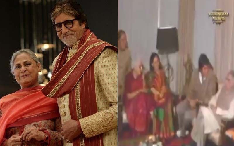Amitabh Bachchan’s Throwback Video With Jaya Bachchan, Late Harivanshrai Bachchan Having A Fun Time Is Unmissable