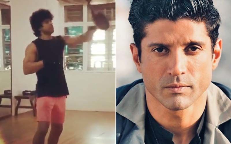 Toofan: Farhan Akhtar Channels His Inner Rocky Balboa In This BTS Video As He Practices With The Speedball