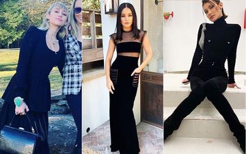 HOLLYWOOD’S HOT METER: Miley Cyrus, Vanessa Hudgens, Bella Hadid Slay In All Black