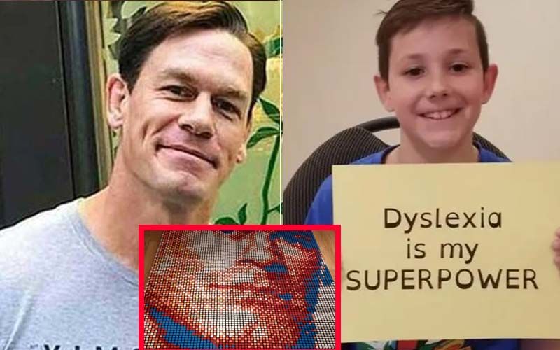 WWE Star John Cena Lauds Dyslexic Kid's Never Give Up Attitude Who Created Cena's Mosaic Using Rubik’s Cube