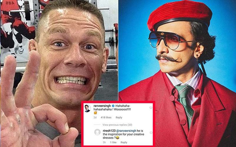 Ranveer Singh Comments On John Cena’s Ric Flair Post, Fans Say ‘You Got Your Inspiration For New Dress’