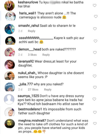 trolling comments on daniel instagram post