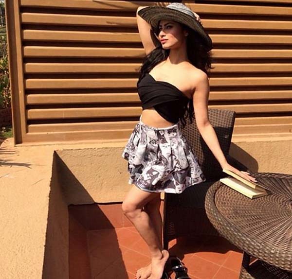 tv show naagin star mouni roy poses for a pic